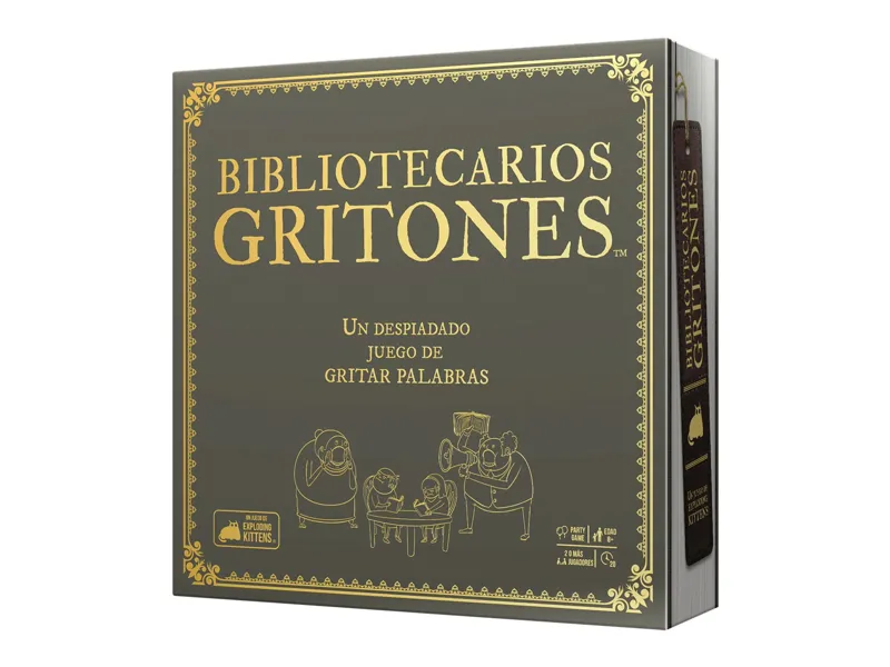 Juego de mesa bibliotecarios gritones edad recomendada 7 años