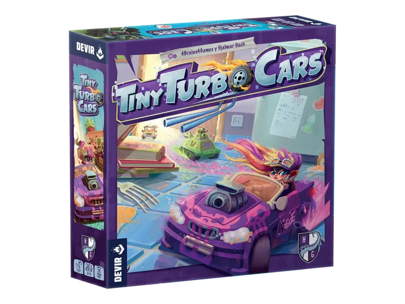 Juego de mesa devir tiny turbo cars