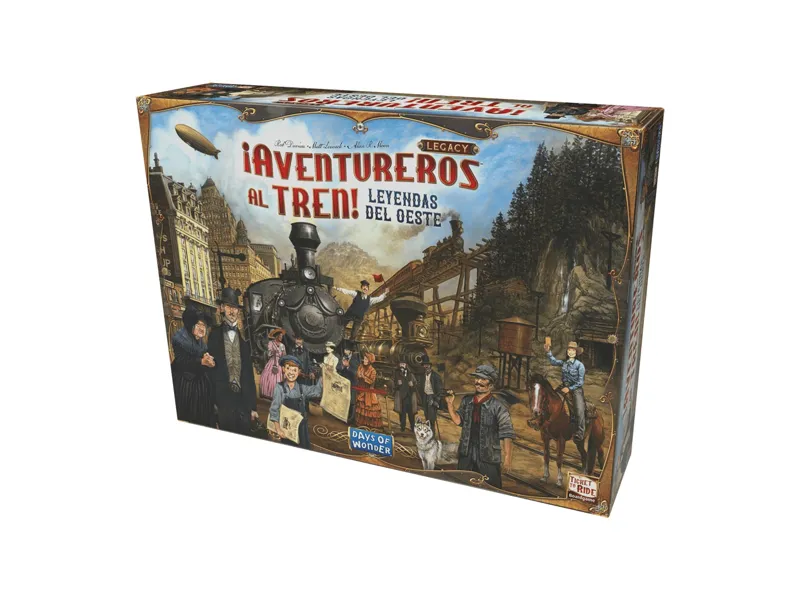 Juego de mesa ¡aventureros al tren! legacy leyendas del oeste edad recomendada 10 años