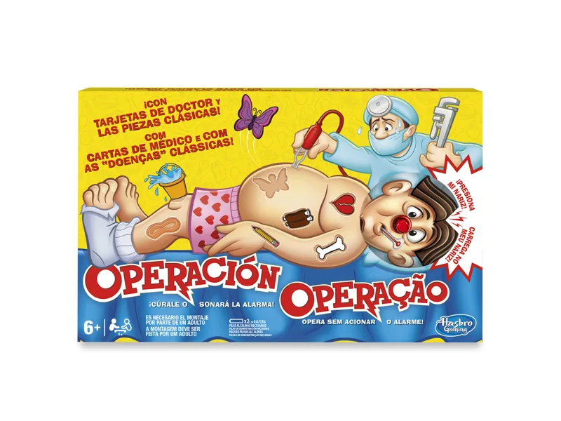 Juego hasbro classic operation refresh