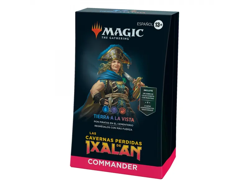 Juego de cartas magic the gathering las cavernas perdidas de ixalan mazos commander 4 barajas español