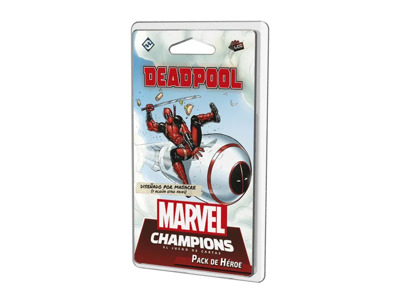 Juego de mesa marvel champions deadpool expanded edad recomendada 14 años