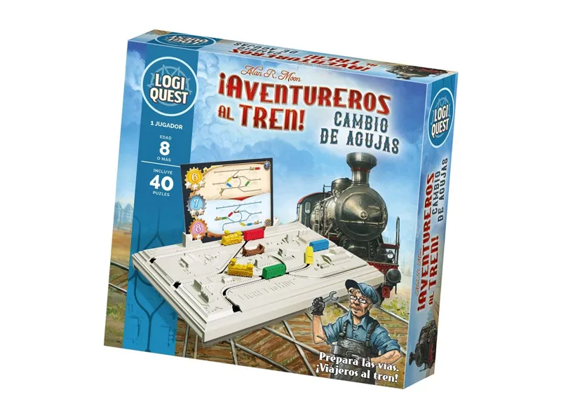 Juego de mesa logiquest ¡aventureros al tren! edad recomendada 8 años