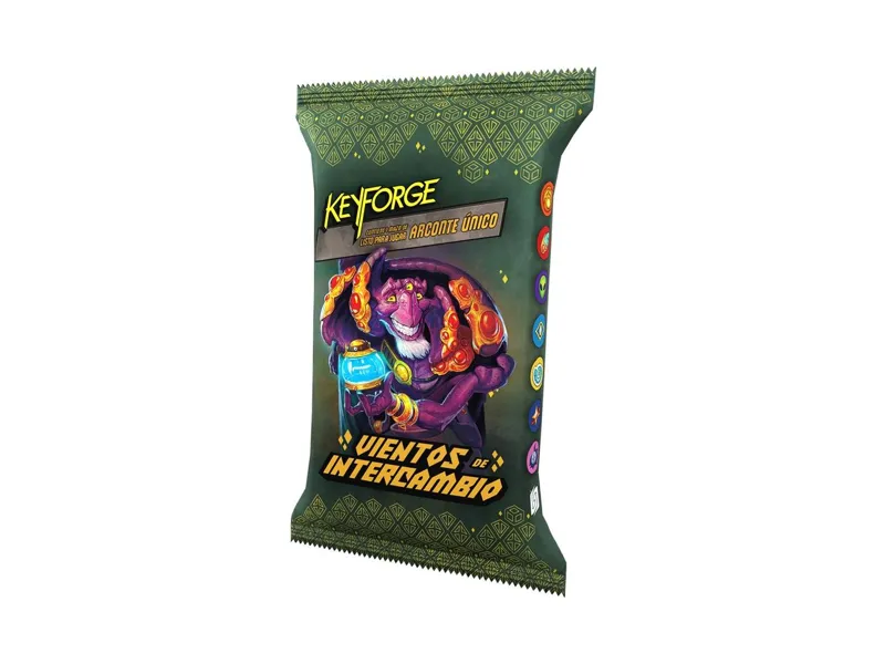 Juego de mesa keyforge vientos de intercambio edad recomendada 14 años 1 unidad aleatoria