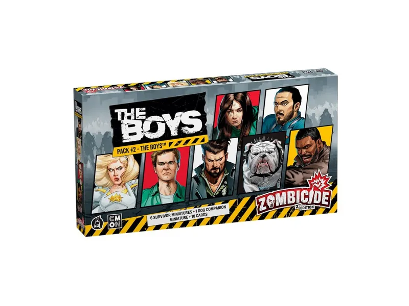 Juego de mesa zombicide 2e: the boys pack #2 the boys edad recomendada 14 años