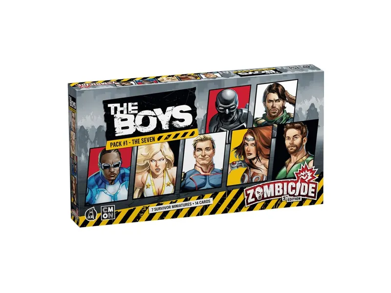 Juego de mesa zombicide 2e: the boys pack #1: the seven edad recomendada 14 años