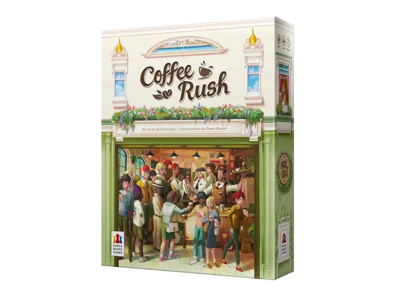 Juego de mesa coffee rush edad recomendada 8 años