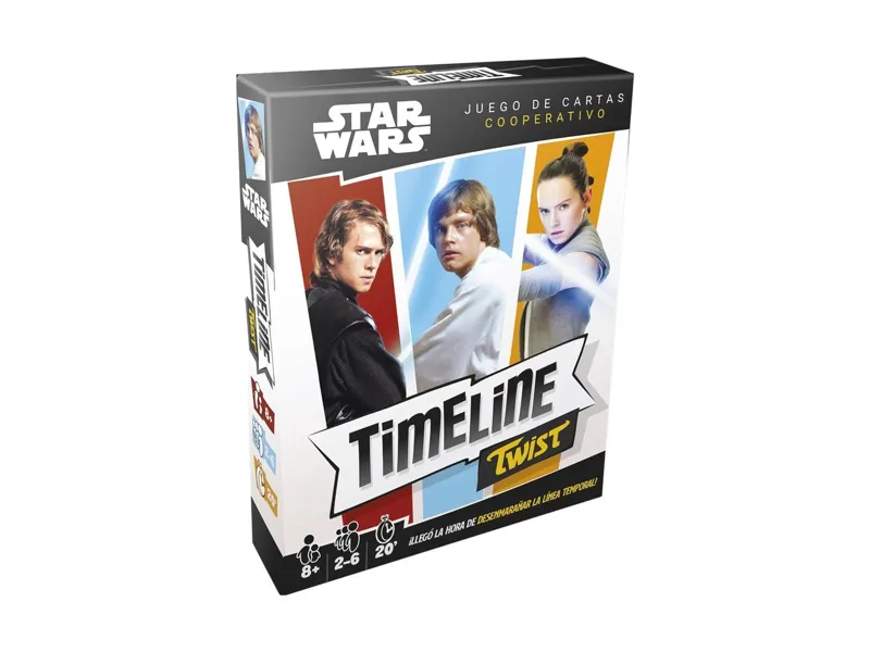 Juego de mesa timeline twist star wars edad recomendada 7 años