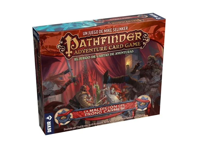 Jueo de cartas devir aventuras de panthfinder expansión la maldición del trono carmesí
