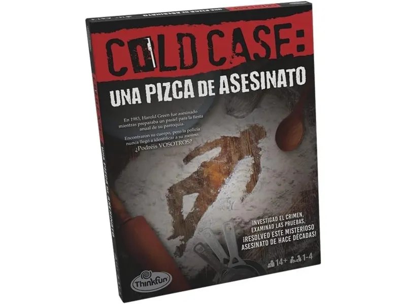 Juego de mesa cold case 1 una pizca de asesinato caso policial