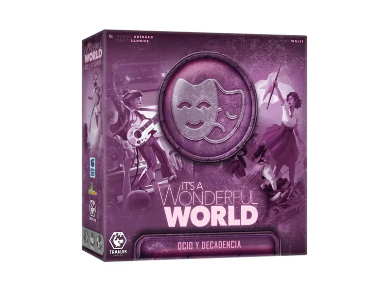 Juego de mesa tranjis games its a wonderful world ocio y decadencia edad recomendada 14 años