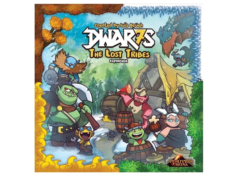 Juego de mesa dwar7s tribus perdidas expansion edad recomendada 13 años idioma ingles