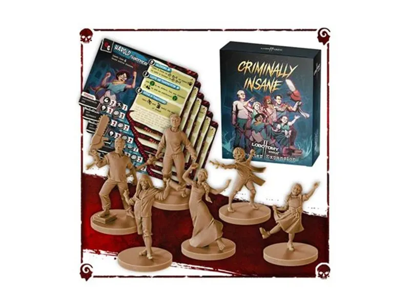 Juego de mesa lobotomy 2 criminally insane ward edad recomendada 14 años idioma ingles