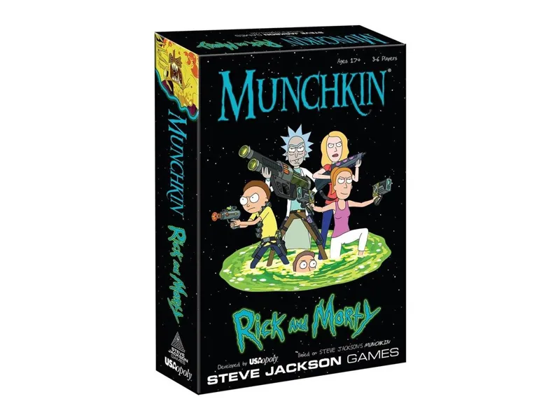 Juego de mesa munchkin rick and morty edad recomendada 17 años idioma ingles