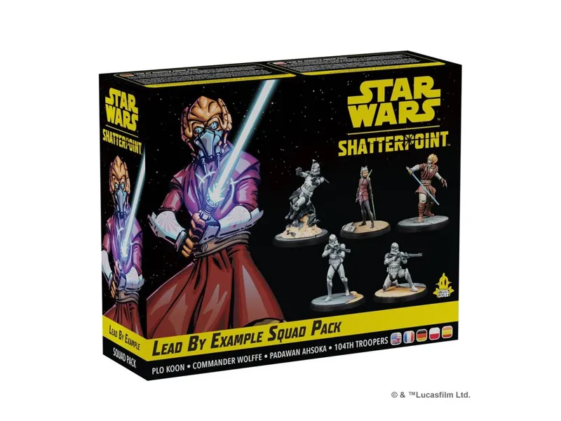 Juego de mesa star wars shatterpoint lead by example squad pack