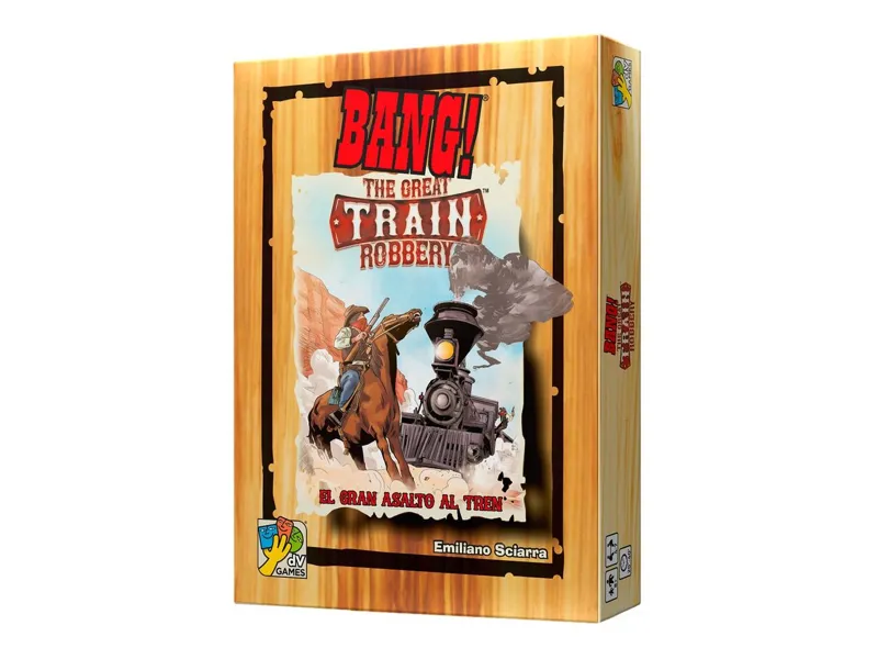 Juego de mesa bang! el gran asalto al tren