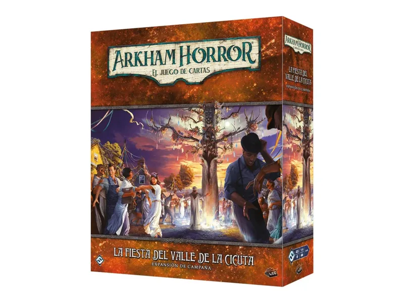 Juego de mesa arkham horror lcg la fiesta del valle de la cicuta expansion campaña edad recomendada 14 años