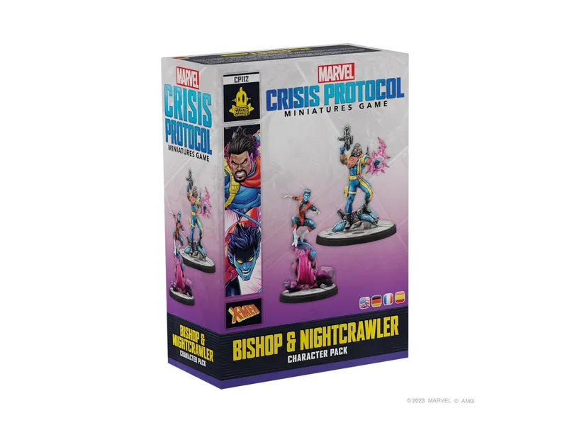 Juego de mesa marvel crisis protocol bishop & nightcrawler edad recomendada 14 años