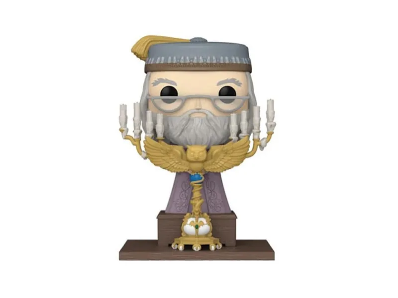 Funko pop harry potter deluxe dumbledore con podio 76002