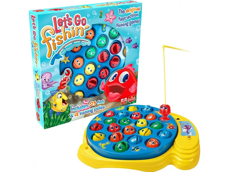 Juego de pesca para niños goliath let´s go fishing