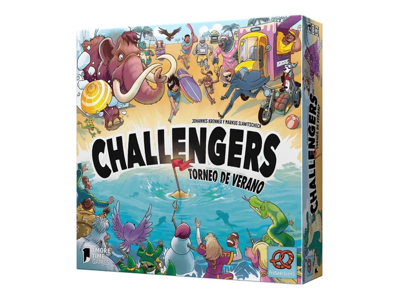 Juego de mesa challengers! torneo de verano edad recomendada 8 años