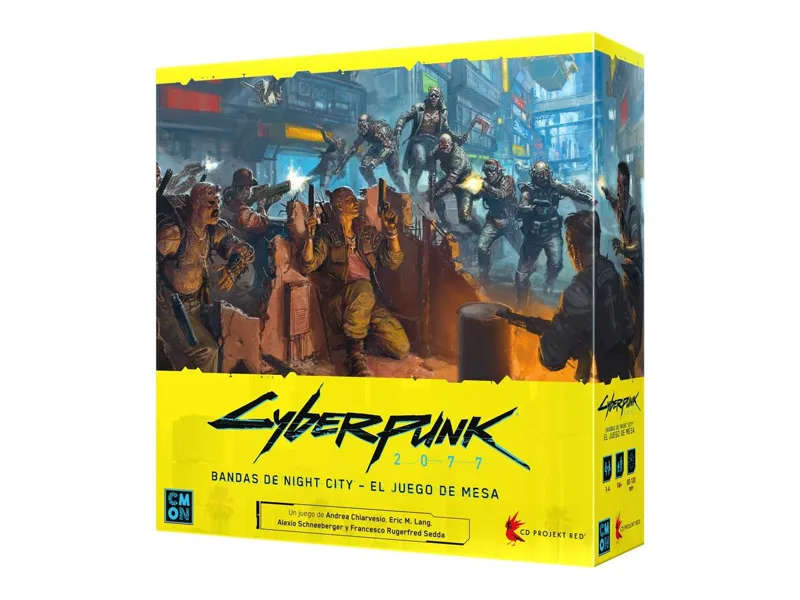 Juego de mesa cyberpunk 2077: bandas de night city edad recomendada 14 años