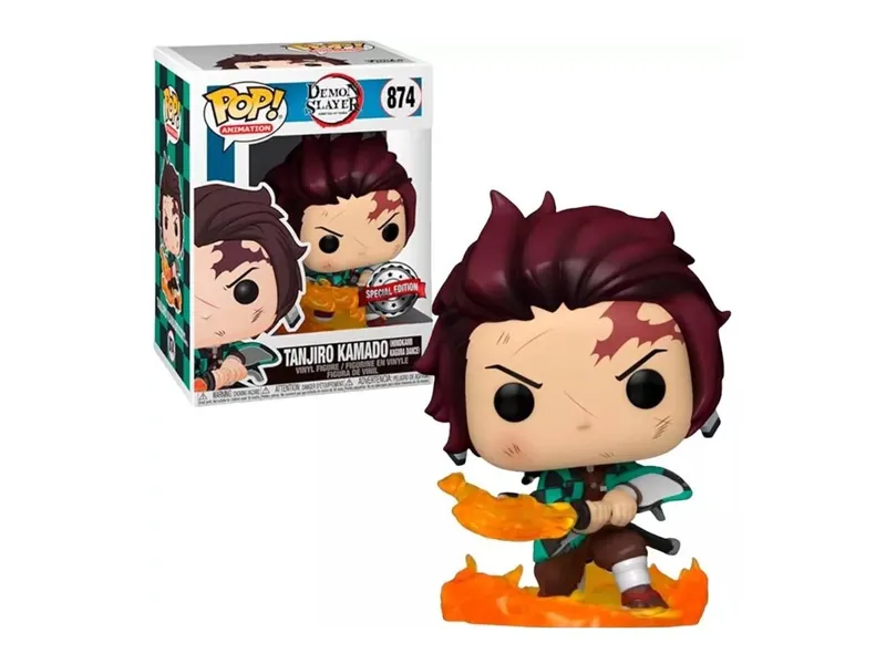 Funko pop demon slayer kimetsu no yaiba tanjiro kamado con opcion chase (gw) 52265
