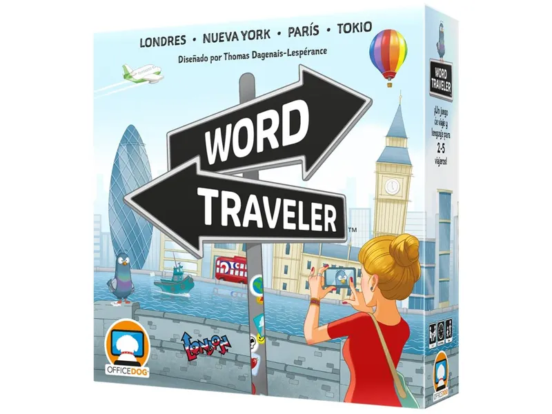 Juego de mesa word traveler