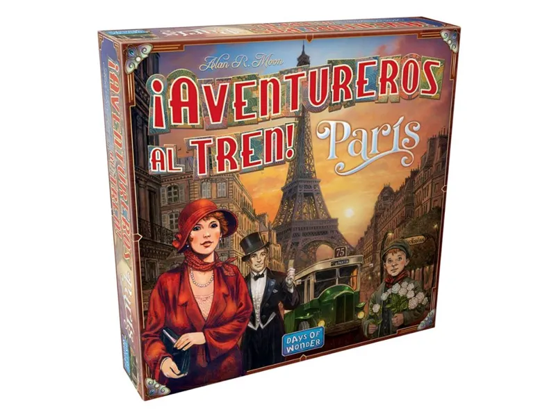 Juego de mesa ¡aventureros al tren! paris