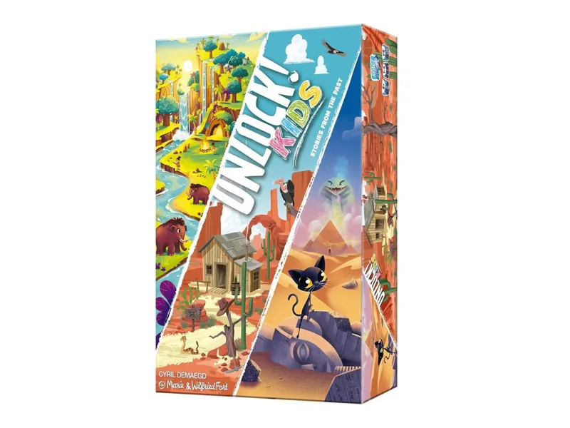 Juego de mesa unlock! kids stories from the past edad recomendada 6 años