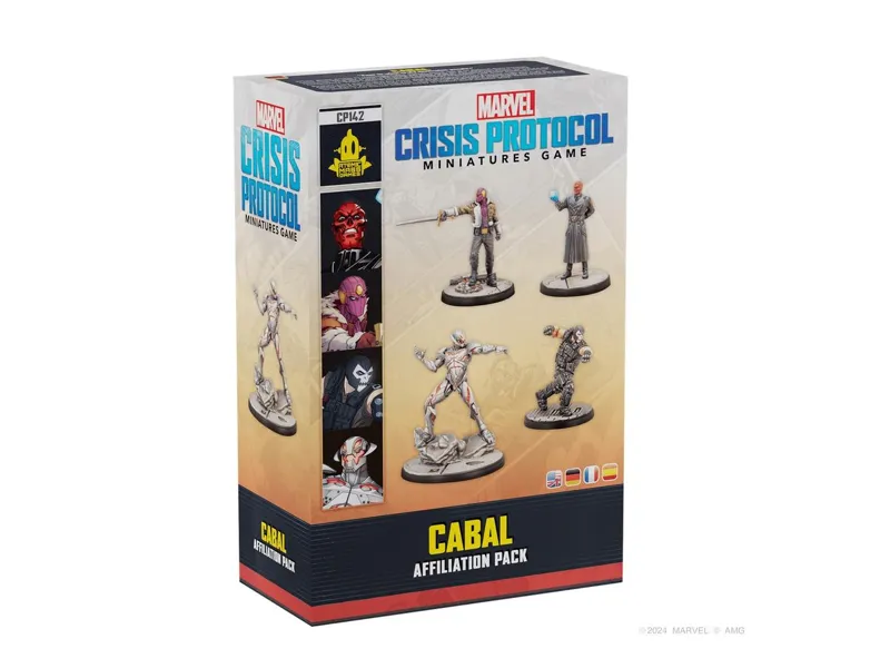 Juego de mesa marvel crisis protocol cabal affiliation pack edad recomendada 14 años