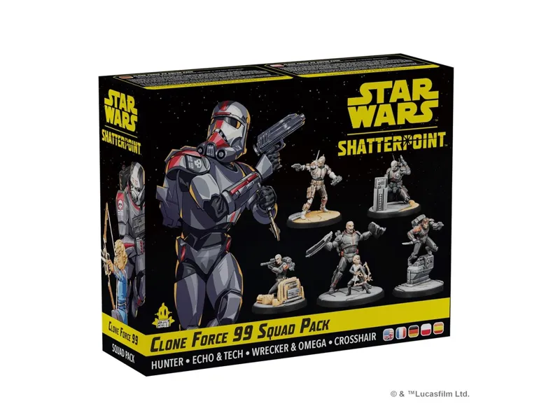 Juego de mesa clone force 99 squad pack edad recomendada 14 años