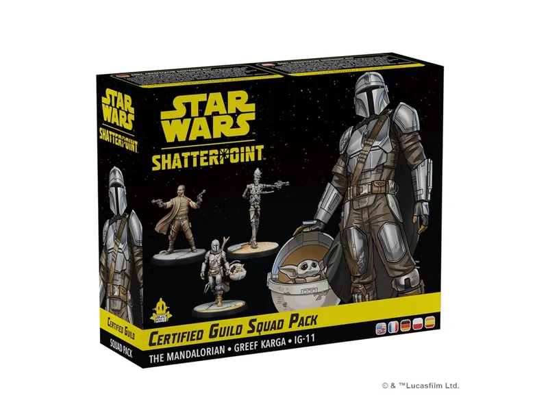 Juego de mesa star wars shatterpoint certified guild squad pack edad recomendada 14 años