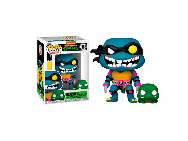 Funko pop tortugas ninja mutantes slash & pre - mutante buddy 78048