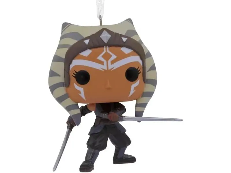 Adorno de navidad funko star wars ahsoka figura de resina