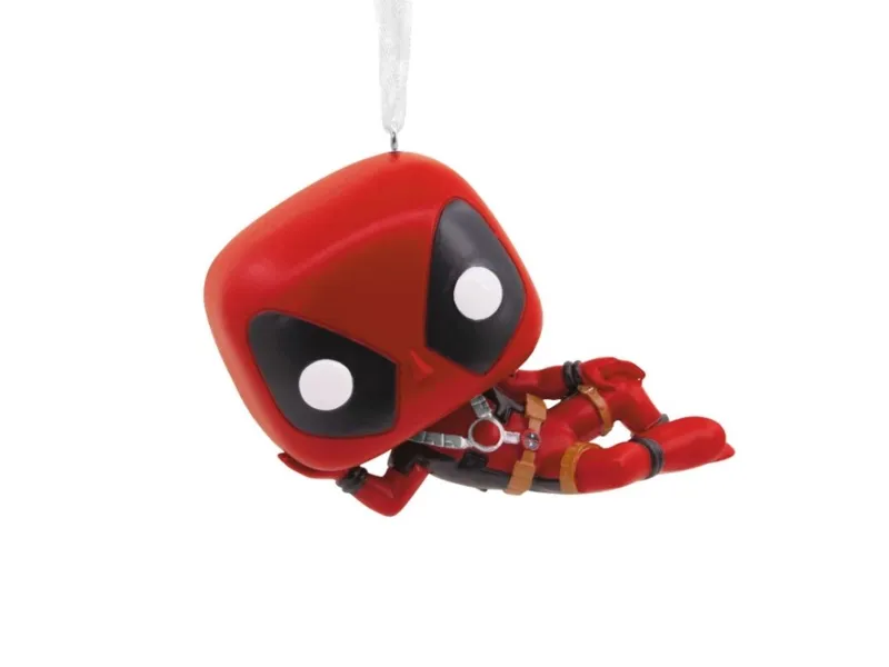 Adorno de navidad funko marvel deadpool figura de resina