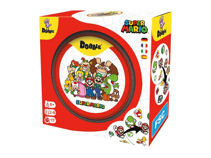 Juego de mesa dobble super mario edad recomendada 7 años