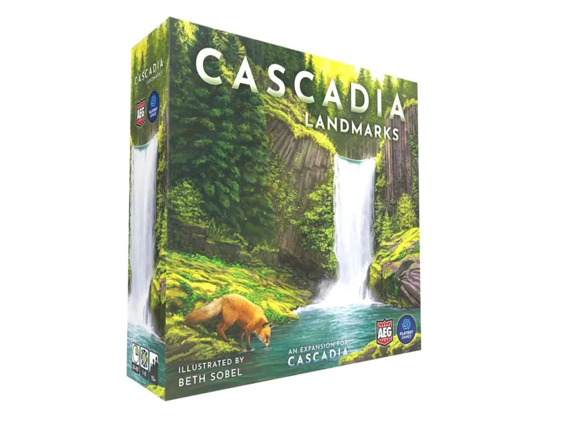 Juego de mesa cascadia landmarks ingles