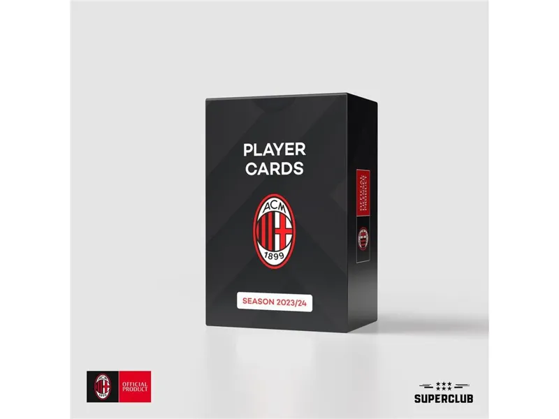 Juego de mesa superclub ac milan player cards 2023 - 24 ingles