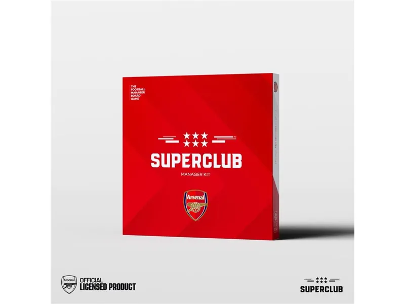 Juego de mesa superclub arsenal manager kit ingles