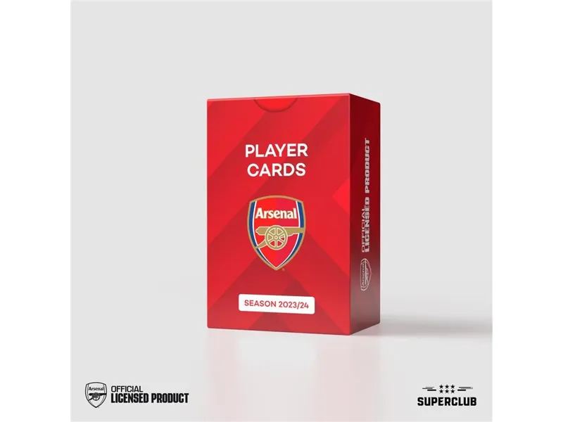 Juego de mesa superclub arsenal player cards 2023 - 24 ingles