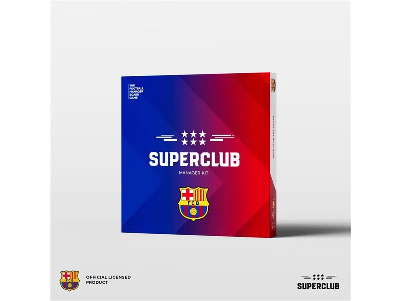 Juego de mesa superclub barcelona manager kit ingles