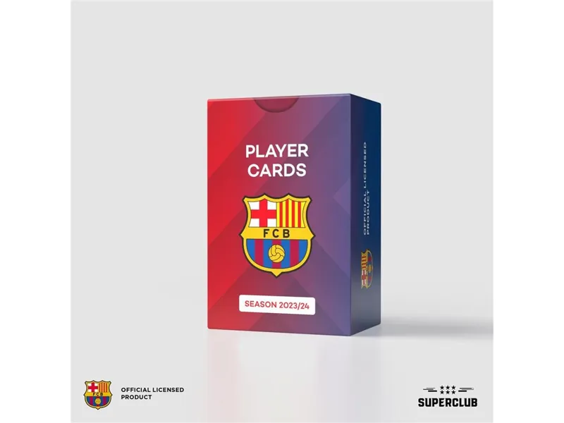 Juego de mesa superclub barcelona player cards 2023 - 24 ingles
