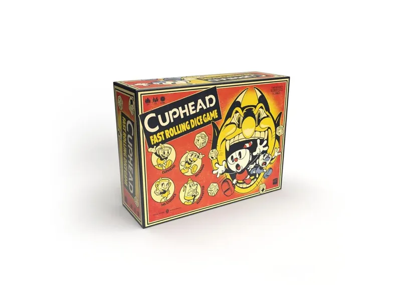 Juego de mesa cuphead fast rolling dice game ingles