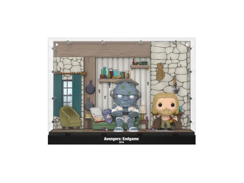 Funko pop moments deluxe marvel avengers endgame thor house 70914