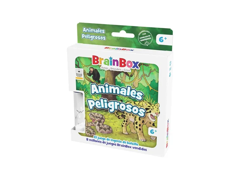 Juego de mesa brainbox pocket animales peligrosos edad recomendada 6 años