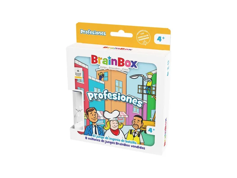 Juego de mesa brainbox pocket profesiones edad recomendad 4 años
