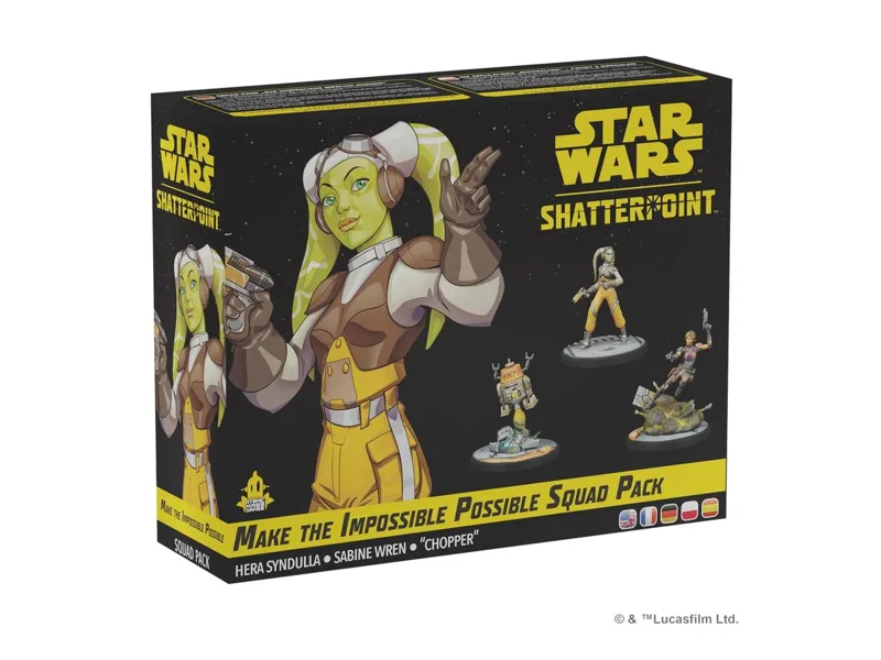 Juego de mesa star war shatterpoint make the impossible possible squad pack edad recomendada 14 años