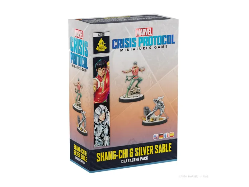 Juego de mesa marvel crisis protocol shang - chi & silver sable edad recomendada 14 años