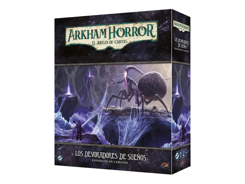 Juego de mesa arkham horror lcg los devoradores de sueños expansion campaña edad recomendada 14 años